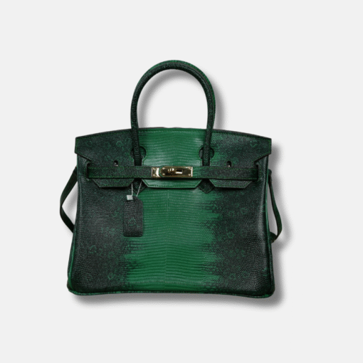 Birkin Bag 30cm Size Lizard Leather - Image 10