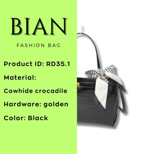Rodeo Bag 35cm Crocadile Leather - Image 7